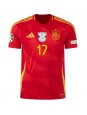 Spanien Nico Williams #17 Heimtrikot EM 2024 Kurzarm